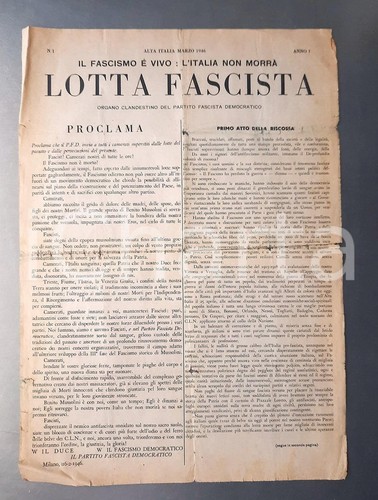 Marzo 1946 lotta - marzo, fascista
