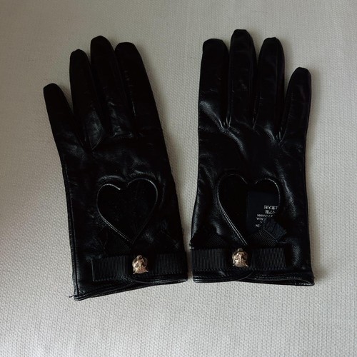 Guanti gucci cuore nero - gucci,