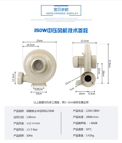 Ventilatore scarico centrifugo