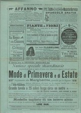 Stampa antica pubblicità MODA