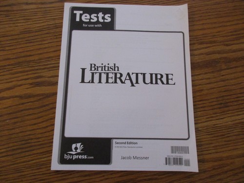 Bju british literature 2nd - british,