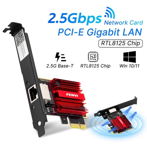 Scheda ethernet pcie gbps - ethernet, 2,5