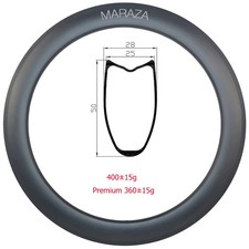 Cerchio in fibra di carbonio