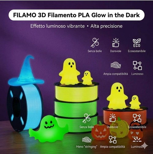 Filamento pla fosforescente - pla,