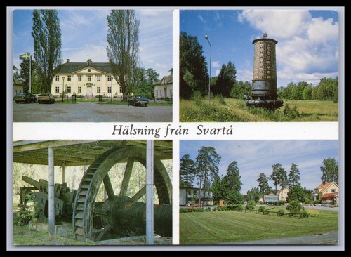 Cartolina svarta svezia - cartolina,