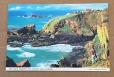CARTOLINA INUTILIZZATA - LA LUCERTOLA, PUNTO PIÙ MERIDIONALE DELL'INGHILTERRA, CORNWALL