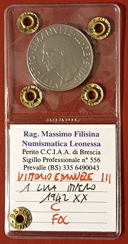 Vittorio emanuele iii lira - vittorio, 1
