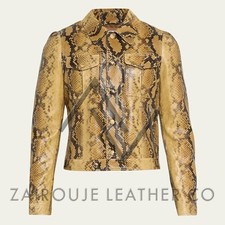 Giacca pelle di serpente