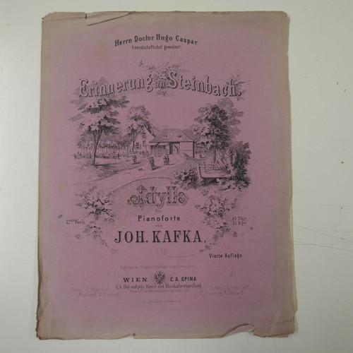 Pianoforte solo johann - pianoforte, kafka