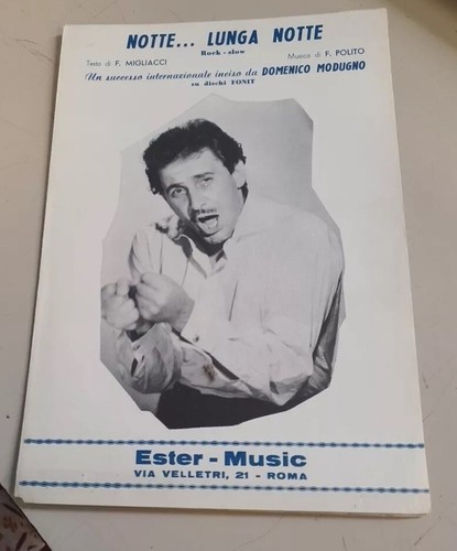 Spartito musicale modugno - spartito,