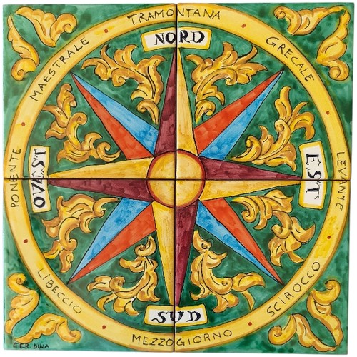 Pannello ceramica con - in,