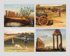 lotto di 4 Quadri 40x50 e