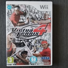 Virtua Tennis 4 Nintendo Wii Sport PAL Italiano CON MANUALE