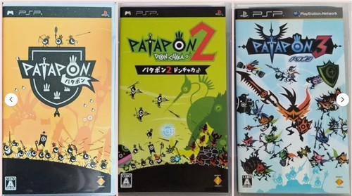 Patapon set playstation - patapon, 1+2+3