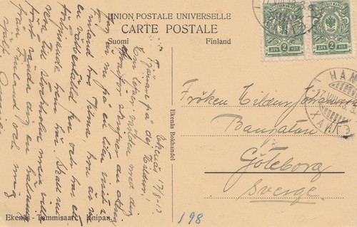 Finlandia 1913 cartolina - 1913:,