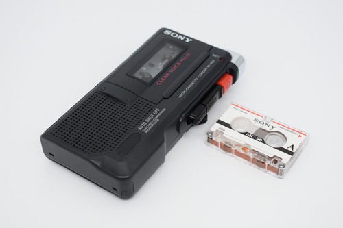 Sony microcassette corder - sony, microcassette-corder