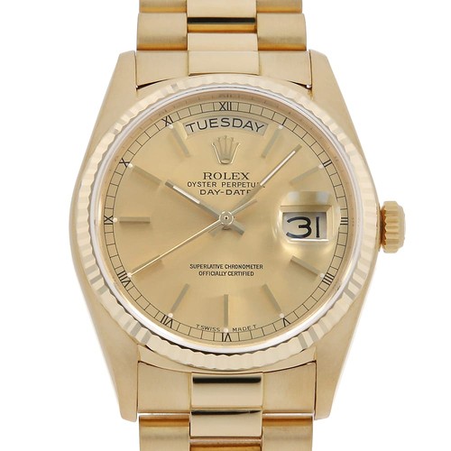 Rolex day date 18038 champagne - date,