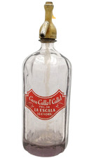 LA ESCALA CASA CALLOL CALLOL GERONA SELZ SIFONE D'EPOCA PUBBLICITARIO