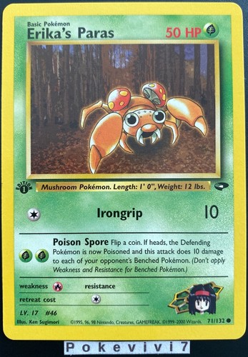 Carte pokemon erika - carte,