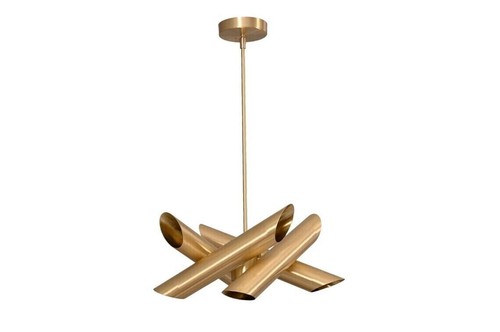 Lampadario sputnik ottone a - lampadario,