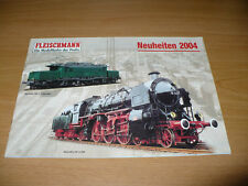 MODELLISMO FERROVIARIO CATALOGO TRENINI FLEISCHMANN NEUHEITEN 2004 SCALA HO - N
