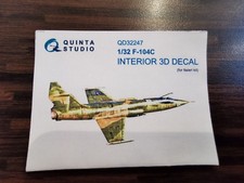 Decalcomanie 3D 1/32 F-104C