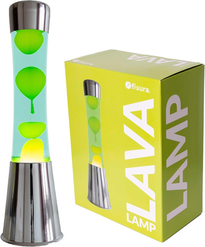 Lampada lava verde e - verde, gialla