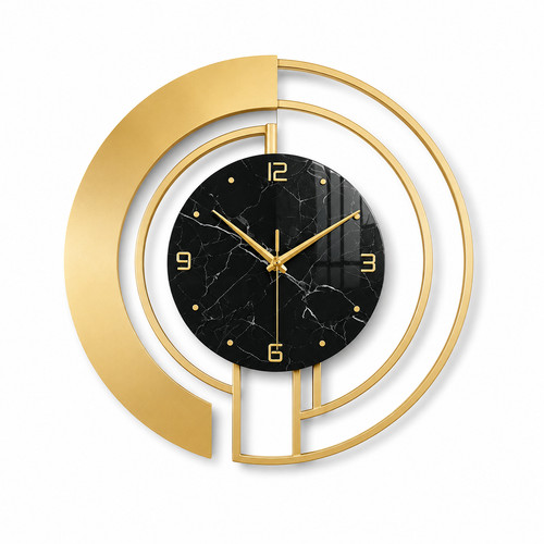 Orologio parete cerchio - parete, oro