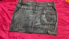 PEPE JEANS GONNA  MINIGONNA  JEANS  SKIRT TG.M--(N. 56)