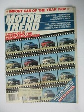 MOTOR TREND MAGAZINE APRIL