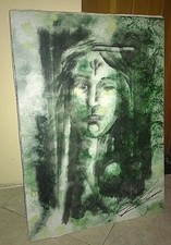 Quadri/Su Tela"TIBERIANO MARILLI 50x70 CERTIFICATA 2016"Allievo Di Guttuso