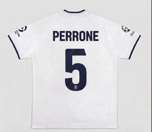 Maglia como away full patch - como,