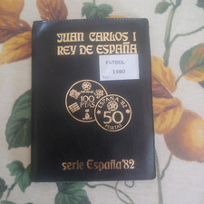 SET MONETE SPAGNOLE NON CIRCOLATE EMISSIONE 1980 CELEBRATIVO MONDIALE 1982 NUOVO