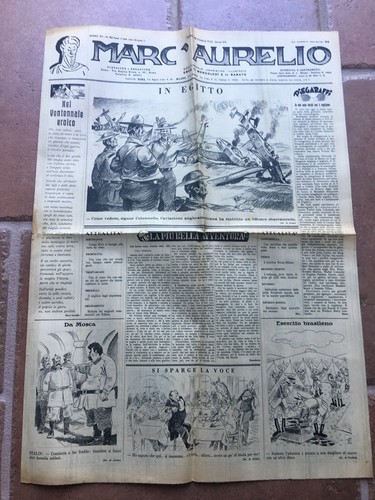 Vecchio giornale marc aurelio - giornale, marc'aurelio