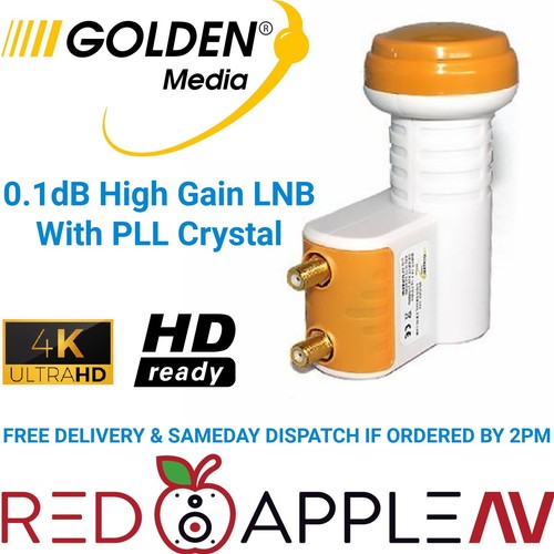 Golden media twin lnb 1db - media,