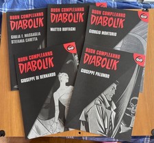 Set Completo 5 Stampe Buon Compleanno Diabolik 60° Anniversario