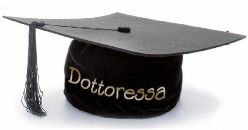 Cappello laurea con - , pendaglio