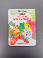 Alice nel Pese delle Meraviglie Libro Illustrato Carroll Disney Disneyana 1988
