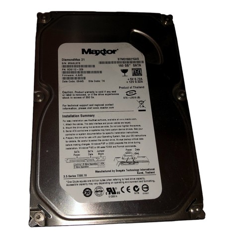 Hard disk stm3160215as maxtor - hard,