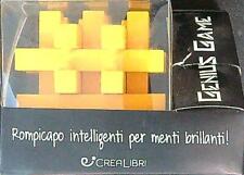 GENIUS GAME. ROMPICAPO IN LEGNO. GIALLO. LIVELLO DI DIFFICOLTA': 4 - MASTER