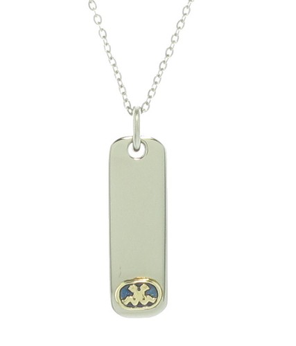 Collana unisex acciaio - collana,