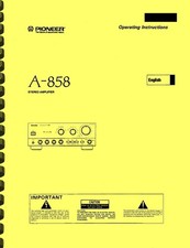 Pioneer A-858 Amplificatore