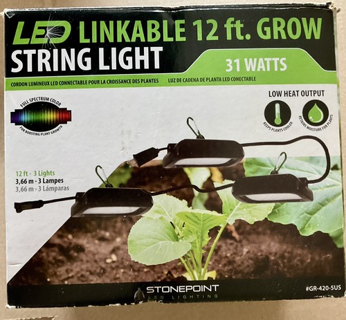 Led grow light set with - light,