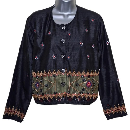 Giacca vintage seta con - in,