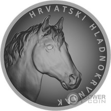 Moneta argento 1 oz SANGUE FREDDO CROATO 4€ euro Croazia 2025