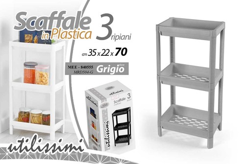 Scaffale mobile portaoggetti - scaffale, 3
