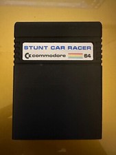 COMMODORE 64 STUNT CAR RACER GIOCO CARTUCCIA CARTRIDGE TESTATA OTTIME CONDIZIONI