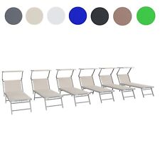 6 Lettini mare prendisole in