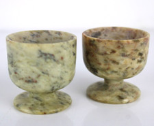 Coppia Portauovo in Marmo