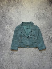 CHANEL TWEED CROPPED BLAZER